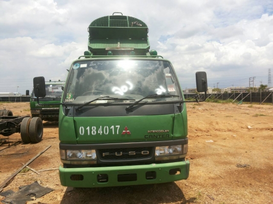 รถบรรทุก 4 ล้อใหญ่ MITSUBISHI ปี 50  พร้อมถังและชุดดั๊มพ์ ราคา 285,000 บ.