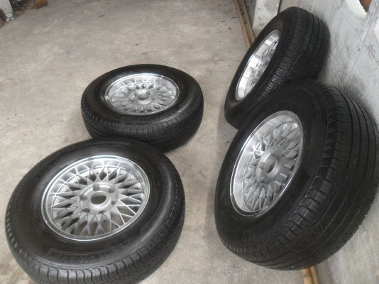 ล้อแม็ก 16นิ้ว 6รู GERMANY แท้ๆ พร้อมยาง สวยๆ 4 ล้อ ลดราคาเหลือ 5000 บาท