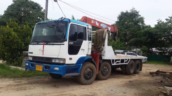 ขาย12ล้อ ติดเครน5ตัน ฮีโน่0801196332