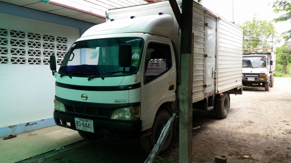 ขายรถหกล้อตู้แห้ง Hino DUTRO 121แรงม้า