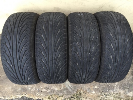 ขายยาง NANKANG NS2 185-45-15 ปี13 ดอกหนาจัด ไม่มีปะ ชุดละ 4,800 บาท