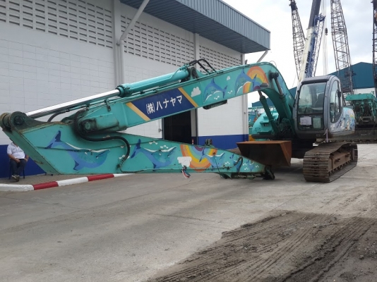 รถขุดบูมยาว 15 เมตร Kobelco SK200LC-3 #YQ-03105 เก่านอก จอดอยู่ที่บางปะอิน อยุธยา รถขุดบูมยาว 15 เมตร Kobelco SK200LC-3 #YQ-03105 เก่านอก จอดอยู่ที่บางปะอิน อยุธยา