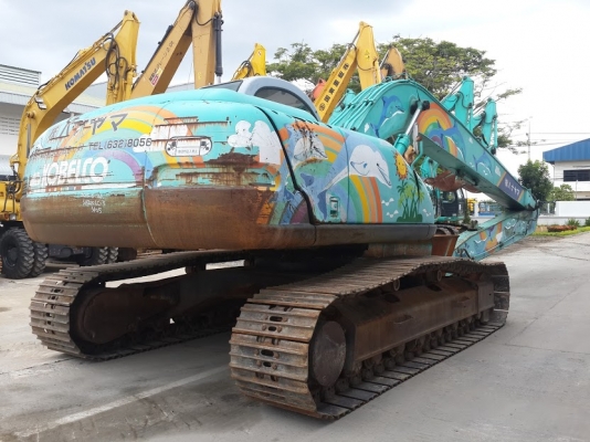 รถขุดบูมยาว 15 เมตร Kobelco SK200LC-3 #YQ-03105 เก่านอก จอดอยู่ที่บางปะอิน อยุธยา รถขุดบูมยาว 15 เมตร Kobelco SK200LC-3 #YQ-03105 เก่านอก จอดอยู่ที่บางปะอิน อยุธยา