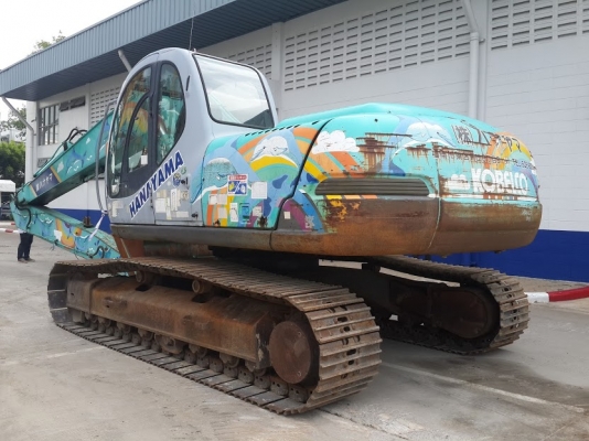 รถขุดบูมยาว 15 เมตร Kobelco SK200LC-3 #YQ-03105 เก่านอก จอดอยู่ที่บางปะอิน อยุธยา รถขุดบูมยาว 15 เมตร Kobelco SK200LC-3 #YQ-03105 เก่านอก จอดอยู่ที่บางปะอิน อยุธยา