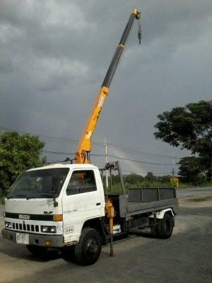 ขาย6ล้อNPR ติดเครน TADANO 2.5ตัน 3ปลอก2ชักรถเดิมๆ