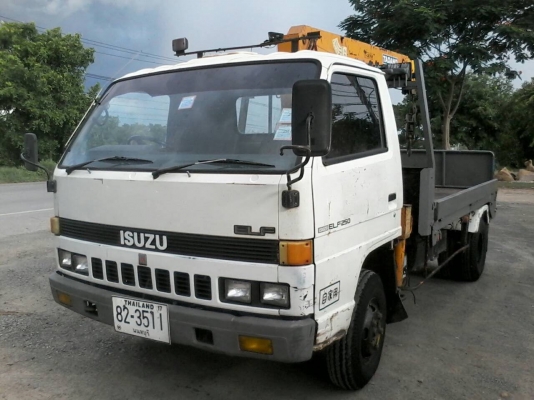 ขาย6ล้อNPR ติดเครน TADANO 2.5ตัน 3ปลอก2ชักรถเดิมๆ