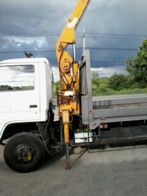 ขาย6ล้อNPR ติดเครน TADANO 2.5ตัน 3ปลอก2ชักรถเดิมๆ