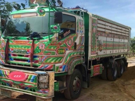 ขาย ISUZU 360 พ่วงแม่ลูก กระบะเนียมดั๊ม อู่ ส สมบัติ รถปี 54