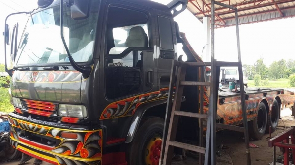 ขาย10ล้อ1เพลา เดก้า195 ยูรโร1แชชซีสวย หางกระบอกไฮดรอลิกซ์ ลากรถเกี่ยวข้าว เครื่องดี พ.เพาเวอร์ เบรคทิ๊ฟฟี่