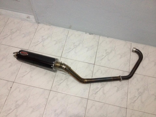 ขายท่อแต่งnit racing ใส่cbr150 สภาพดี ราคา1800บาท โทร0924462525โส