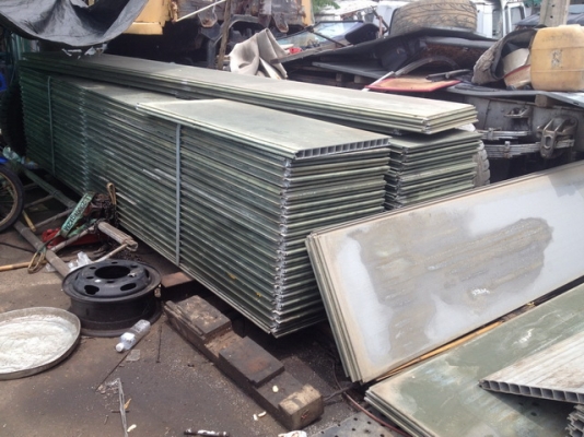 แผ่นโล อลูมิเนียมรองขาเครน 60x60x4