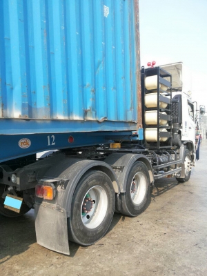 ขายดาวน์รถก๊าซ 360 แรง ปี 57 รถก๊าซNGVจากศูนย์ HINO สภาพเดิมๆๆ วิ่งน้อย แสนกว่ากิโล ประกันศูนย์ HINO ยังไม่หมด