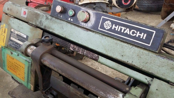 เลื่อยสายพานเก่าญี่ปุ่น HITACHI  รุ่น CB22F  สภาพดีพร้อมใช้งาน ใช้งานง่าย ไม่เคยใช้งานในไทย