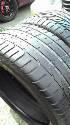 255/35R18 ขอบ18  HANKOOK KOREA และ PIRELLI GERMANY  มี 2 เส้น ไม่มีปะ tel.081-427-3941