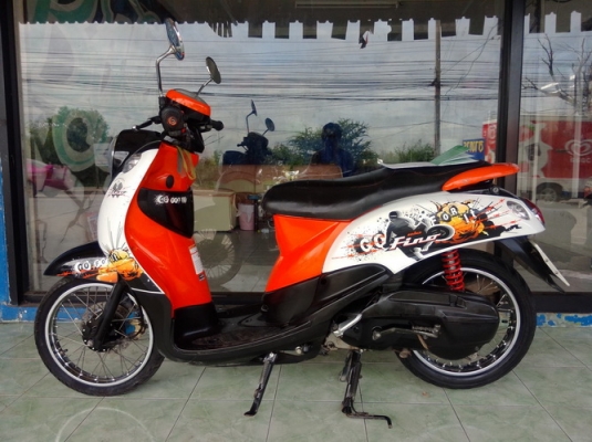 Fino รถปี54 สีดำส้มขาว เครื่องดีเดิมๆสวยๆ ราคาถูกครับ Fino รถปี54 สีดำส้มขาว เครื่องดีเดิมๆสวยๆ ราคาถูกครับ