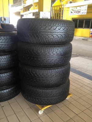 ล้อแม็กขอบ 20" VIP 6รู + ยาง 265/50-20 โยโก YOKOHAMA ล้อแม็กขอบ 20" VIP 6รู + ยาง 265/50-20 โยโก YOKOHAMA