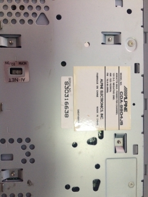 Alpine CDA-9804JS CD ปรีเอ้า1ชุด คุมกล่องCD สภาพสวย มือ2 ญี่ปุ่น