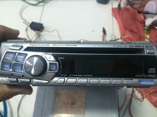 Alpine CDA-9804JS CD ปรีเอ้า1ชุด คุมกล่องCD สภาพสวย มือ2 ญี่ปุ่น