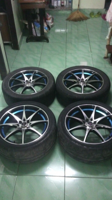 ปรับราคาขายล้อYACHIYODA  ขอบ17กว้าง 7ออฟ40 4รู100-114.3 พร้อมยาง