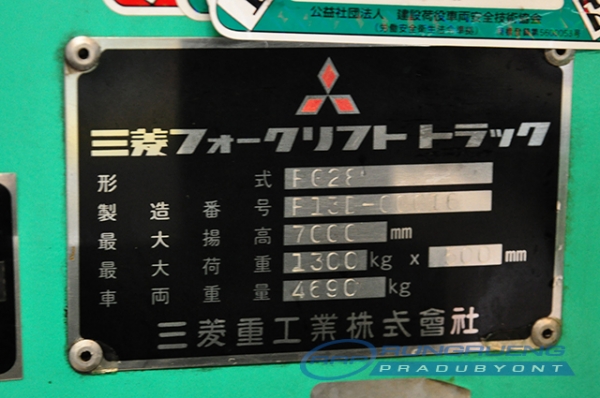 ขายรถโฟล์คลิฟท์มือสอง MITSUBISHI รุ่น FG28 ราคา 395,000 บาท นำเข้าจากประเทศญี่ปุ่น 100\% ไม่เคยใช้งานในประเทศไทย