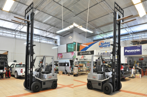 ขายรถโฟล์คลิฟท์มือสอง ดีเซล NISSAN  รุ่น EH01 ราคา 225,000 บาท นำเข้าจากประเทศญี่ปุ่น 100\% ไม่เคยใช้งานในไทย