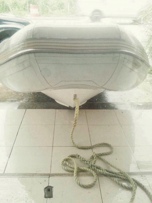 เรือยางท้องไฟเบอร์ ผ้า ไฮพาลอน 380 ราคา 39000