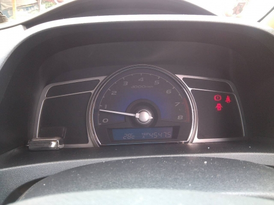 HONDA CIVIC 1.8 VTECH ปี50 ไมล์น้อย เบาะหนัง เกียร์ธรรมดา รถผู้หญิงใช้มือเดว เล่มพร้อมโอน