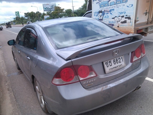 HONDA CIVIC 1.8 VTECH ปี50 ไมล์น้อย เบาะหนัง เกียร์ธรรมดา รถผู้หญิงใช้มือเดว เล่มพร้อมโอน