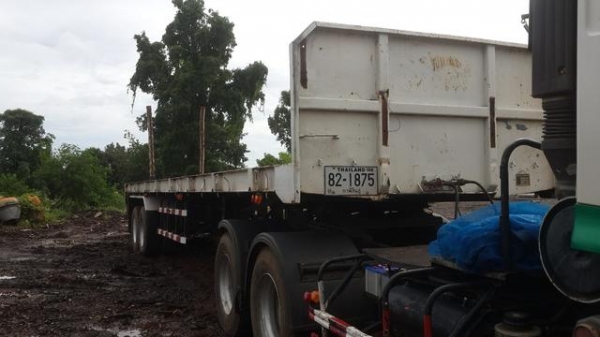 หางสภาพพร้อมใช้งาน  2 เพลา 10  เมตร  ราคา  190,000  บาท