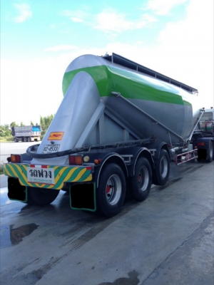 ขาย ห่างพ่วงบรรทุกปูนผง 3 เพลาแท้