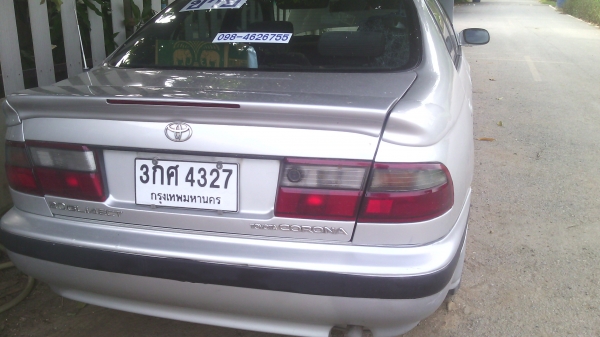 ฝากขายรถเก๋งโตโยต้า    ปี96เดิมทั้งคัน   สนใจ0916099873