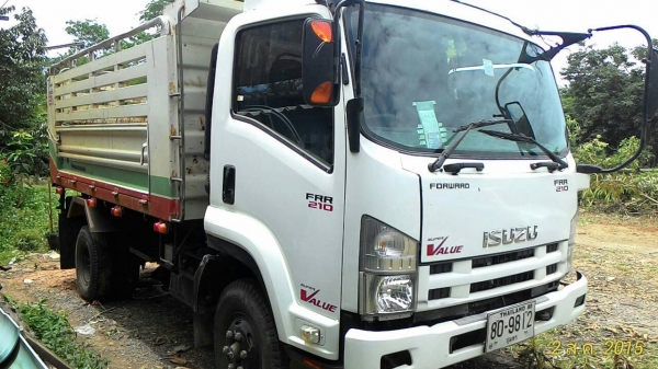 ขายรถบรรทุก 6 ล้อดัมพ์ ISUZU FRR 210 แรงม้าปี 2554 ราคา 800000
