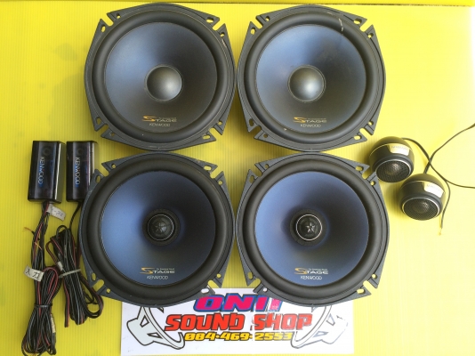 ชุดลำโพง Kenwood Stage ครบชุดสุดๆแล้ว ทั้งหมดนี้ 4,000 บาท รับประกันความสวย และคุณภาพเสียง
