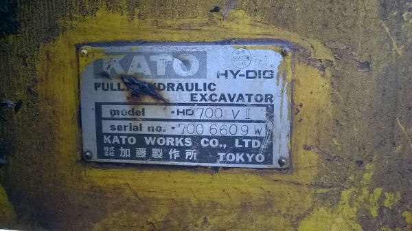 ขายแบคโฮ KATO คอนโทรลสั้น สภาพใช้งานได้ปกติ เครื่องดี ปั้มดี เอวหนา แต่ใบแทรคต้องเปลี่ยน เอกสารสัญญาซื้อขาย