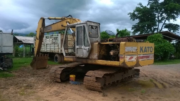 ขายแบคโฮ KATO คอนโทรลสั้น สภาพใช้งานได้ปกติ เครื่องดี ปั้มดี เอวหนา แต่ใบแทรคต้องเปลี่ยน เอกสารสัญญาซื้อขาย