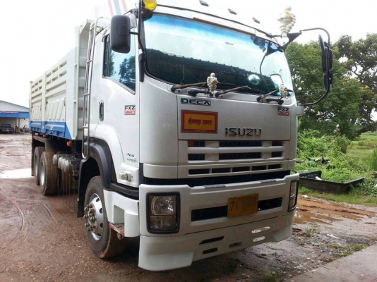**2,850,000 บ.ต่อรอง/// 10ล้อพ่วง ISUZU DECA-360 แม่+ลูกดั้ม สามมิตร **ขาย ISUZU DECA FXZ-360 22ล้อ พ่วง แม่+ลูก ดั้มเหล็กสามมิตร แม่ปี54 ลูก ปี56 สภาพสวย พร้อมใช้งาน ISUZU DECA FXZ 360 EURO-3 ปี54 เครื่องเดิม เกียร์เดิม ไมล์ 257,xxx กม. เครื่องดี แน่น แห