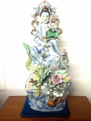 ขายรูปปั้น เจ้าแม่กวนอิม ขี่มังกร