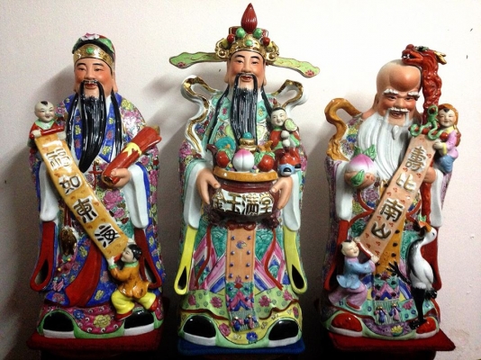 ขายรูปปั้น ฮก ลก ซิ่ว