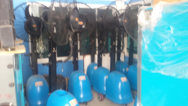 ขายและให้เช่าพัดลมไอน้ำในเขตลพบุรี อ่างทอง อยุธยา สิงห์บุรี