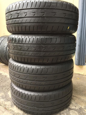 ขายยาง BRIDGESTONE ECOPIA EP200 185-55-15 ปี13 ดอกหนาจัด ดอกนิ่มๆ ไม่มีร้าว ชุดละ 3,800 บาท