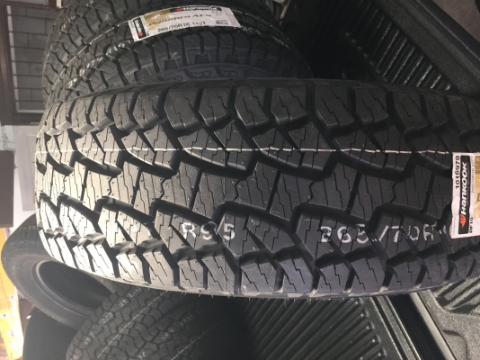 ยางใหม่ปี 15 Hankook  Dynapro  AT-M 265-70-16