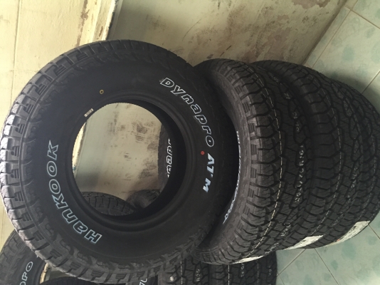 ยางใหม่ปี 15 Hankook  Dynapro  AT-M 265-70-16