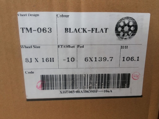 ล้อลาย micky 16x8 offset -10 สภาพใหม่เอี่ยม