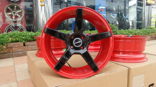 ขายล้อใหม่ VOSSEN CV3 ขอบ17 กว้าง7.5 4H100 สี RED/BLACK
