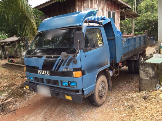 ขายรถ6ล้อดั้มพ์ ISUZU NPR59LU5M เครื่อง 125แรงม้า ปี36 เกียร์สั้นแท้ สนใจโทร 081-970-1072