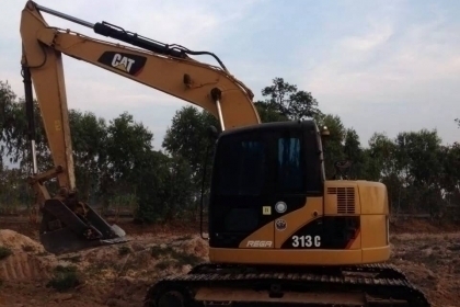 แบคโฮ CAT 313C เก่านอกใช้งาน5000ช.ม เอกสารอินวอยซ์