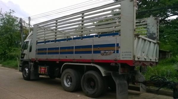 ขายรถพ่วง แม่ลูกดั้ม HINO FM3M ปี 39 เกียร์ฟูลเลอร์ เครื่องเดิม M10C 240 แรงม้า คัสซีสวยตลอดเส้น แอร์เย็น ทะเบียนพร้อมโอนครับ