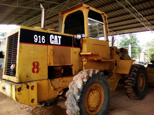 รถตักล้อยางCAT916 รถสวยใช้ได้ สภาพดี พร้อมใช้