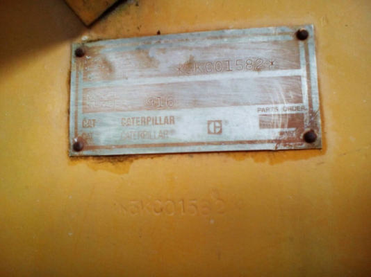 รถตักล้อยางCAT916 รถสวยใช้ได้ สภาพดี พร้อมใช้