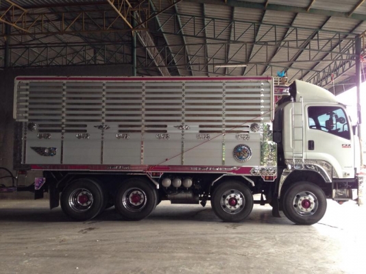 ขายรถสิบล้อ Isuzu DECA 360 คอกเกษตรดั้มเนียมชุดใหญ่ อู่ศรีสวัสดิ์ แม่ลูก ปี55 รถสวยพร้อมใช้งาน ราคาต่อรองได้